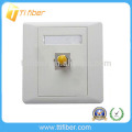 Single Port ST Fiber Optic Faceplate/Wall Plate